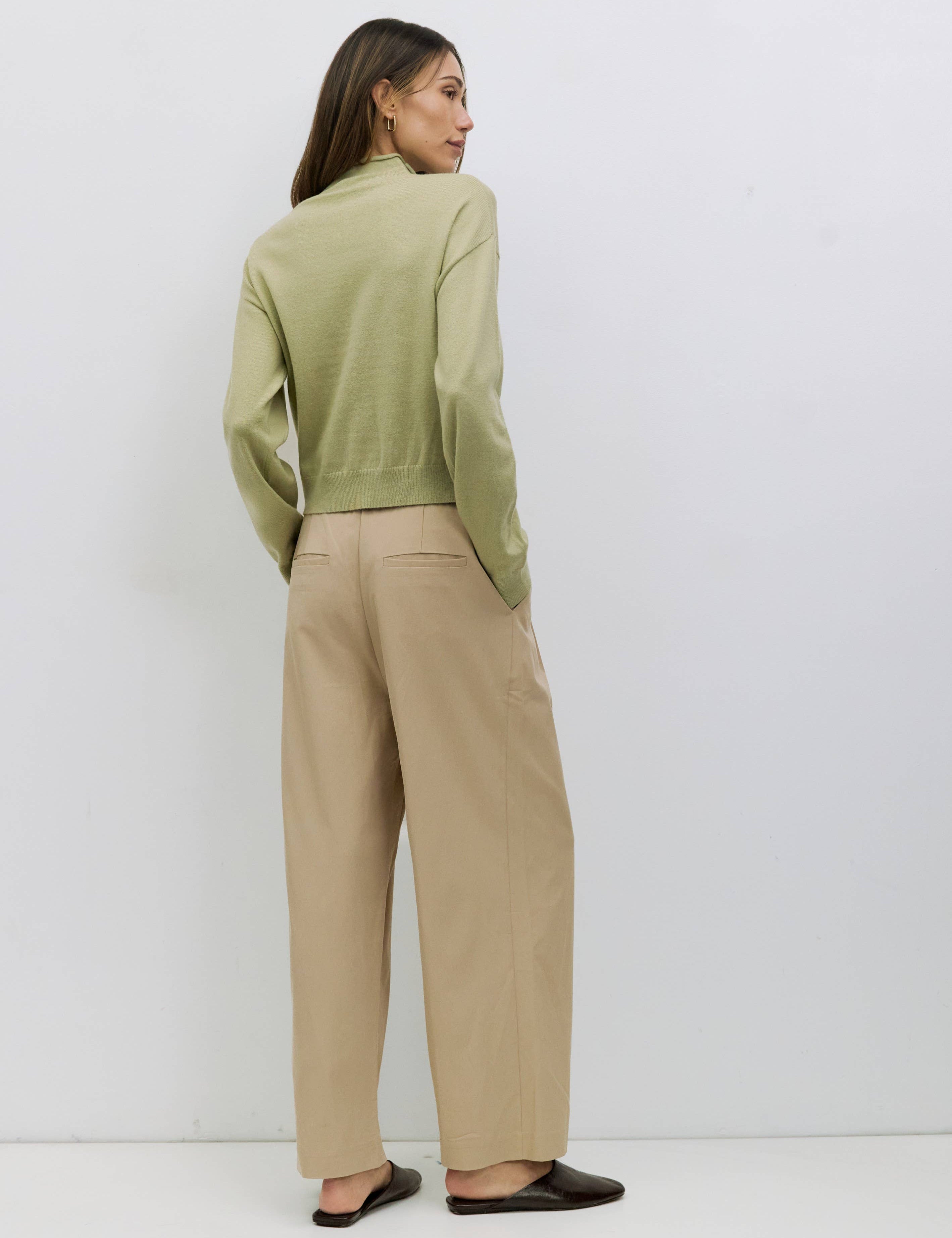 Kerry High-Neck Cardigan