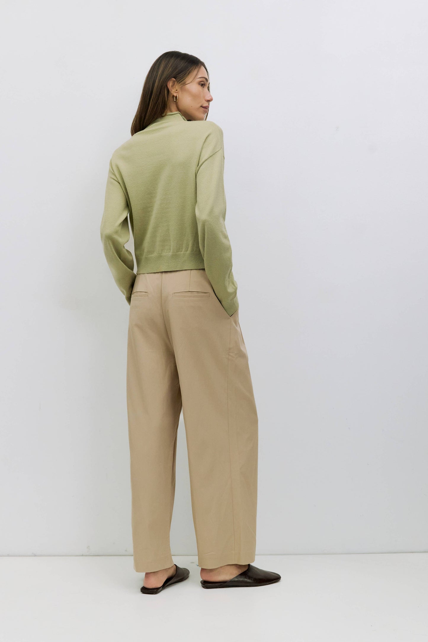 Kerry High-Neck Cardigan