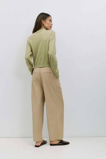 Kerry High-Neck Cardigan