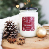 Being Wrapped in a Blanket Candle