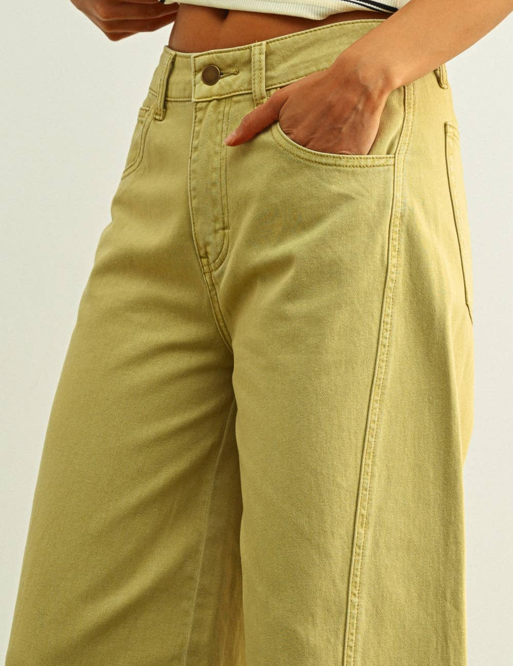Roseneath Cotton Wide-Leg Trousers