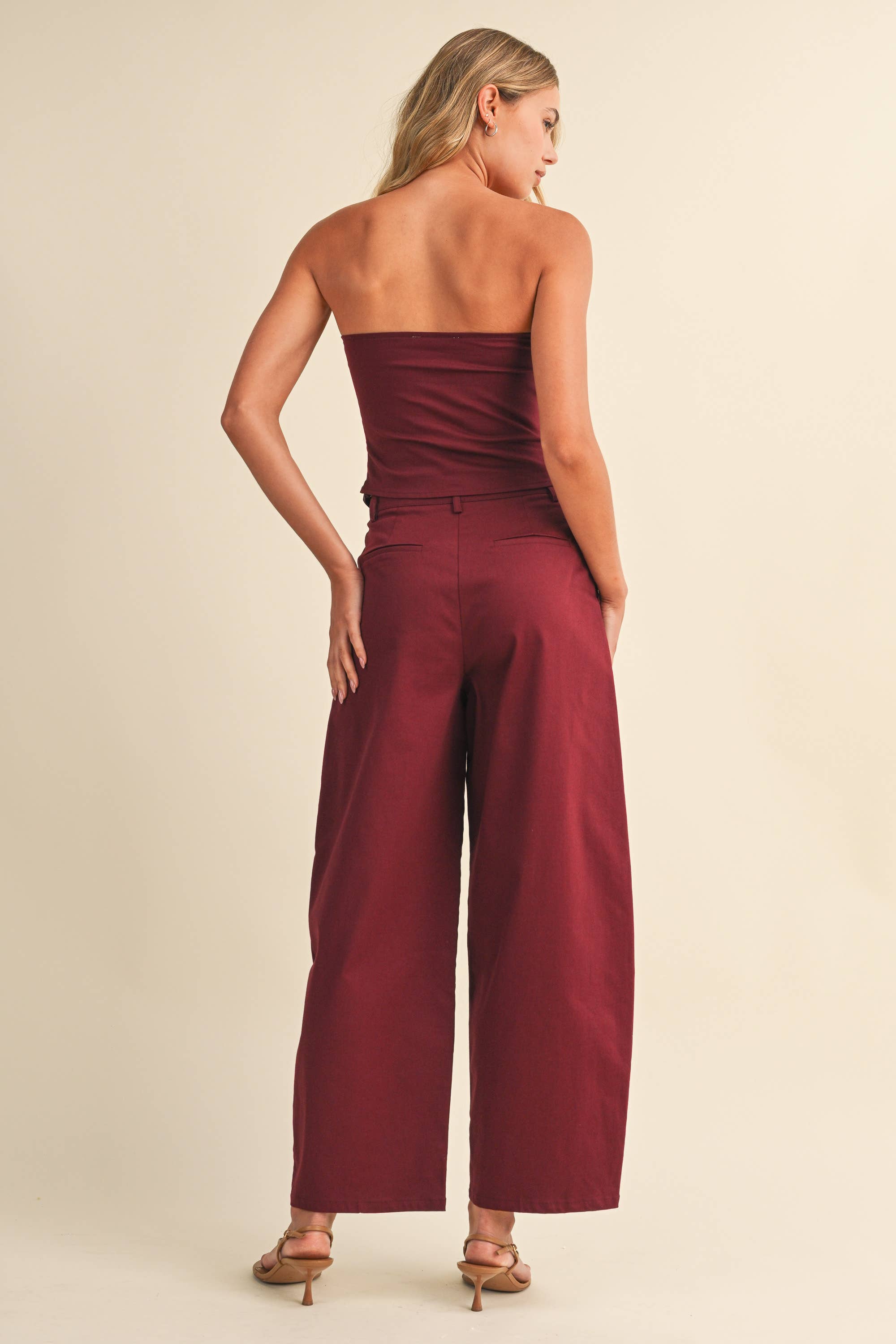 burgundy corset top, sweetheart neckline top, strapless corset top, structured corset top, burgundy going out top, women's corset top, matching set top, fall outfit, boutique corset top, west of may boutique