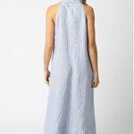 light blue linen maxi dress with v-neckline and side pockets
sleeveless 100% linen dress with relaxed a-line silhouette
coastal-inspired linen maxi dress in soft blue
lightweight linen summer dress with functional pockets
elevated casual linen dress for vacation and everyday wear
vacation dress
rich mom dress
high end linen dress
hamptons vacation dress
east coast vacation dress
flattering linen dress
flowy linen dress
linen dress for brunch
linen dress for baby shower
classy linen dress
old money linen 