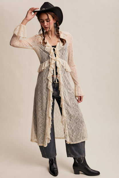 Honeysuckle Lace Duster