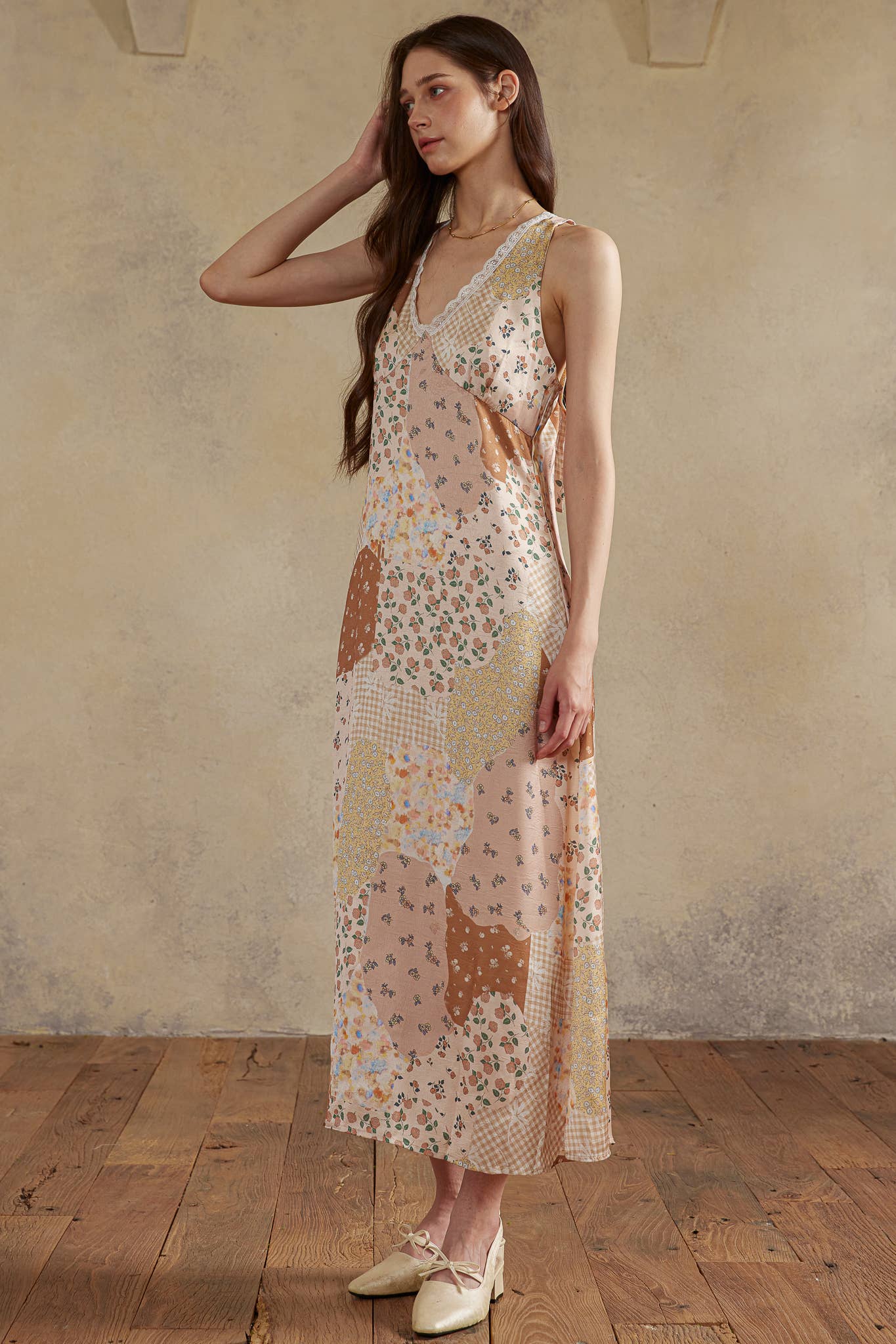 Patchwork Bloom Dress