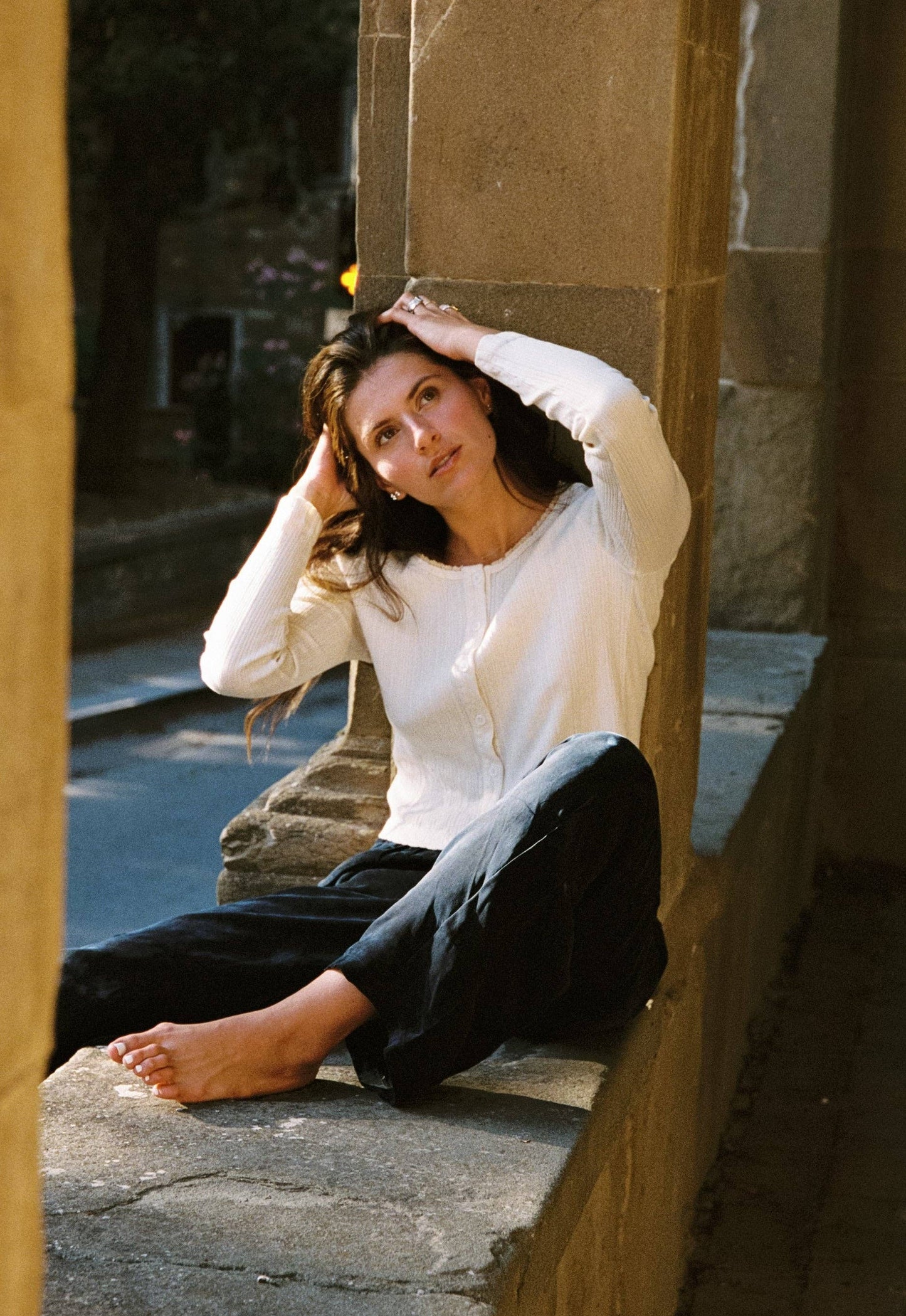 Llyria Pointelle Cardigan