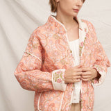 Apricot Garden Reversible Quilted Jacket
