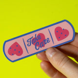 Take Care Bandaid Sticker