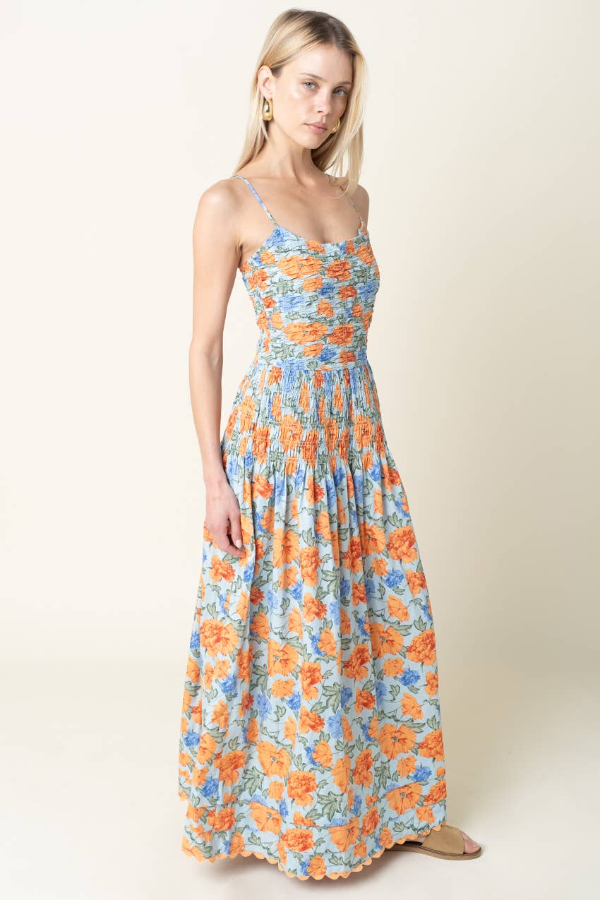 blue floral maxi dress
orange floral wedding guest dress
smocked bodice maxi dress
destination wedding guest dress
italian summer maxi dress
resort occasion dress women
floral spaghetti strap maxi dress
boutique wedding guest dress
scalloped hem maxi dress
west of may spritz collection