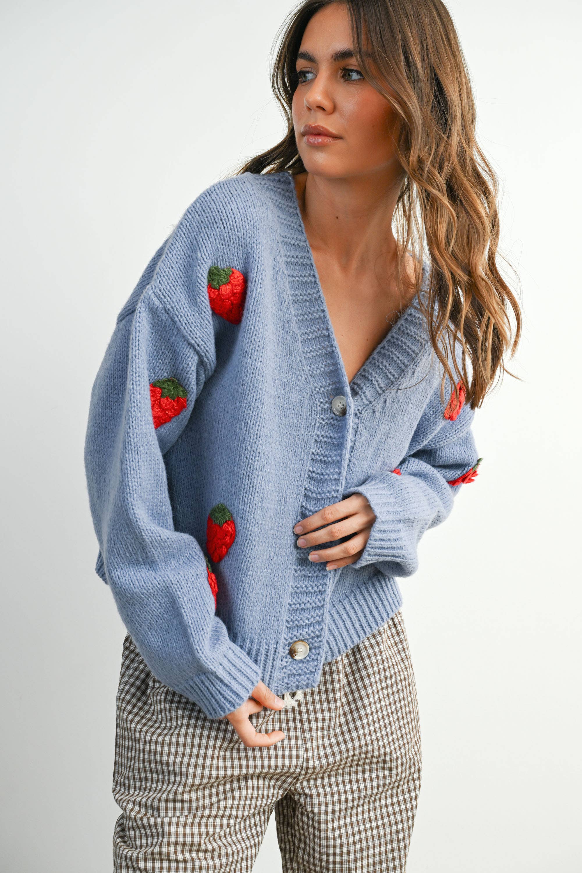 strawberry cardigan
embroidered cardigan
cropped cardigan sweater
button front cardigan
lightweight cardigan
playful cardigan sweater
layering cardigan
spring cardigan sweater
mom friendly cardigan
boutique cardigan
west of may cardigan
