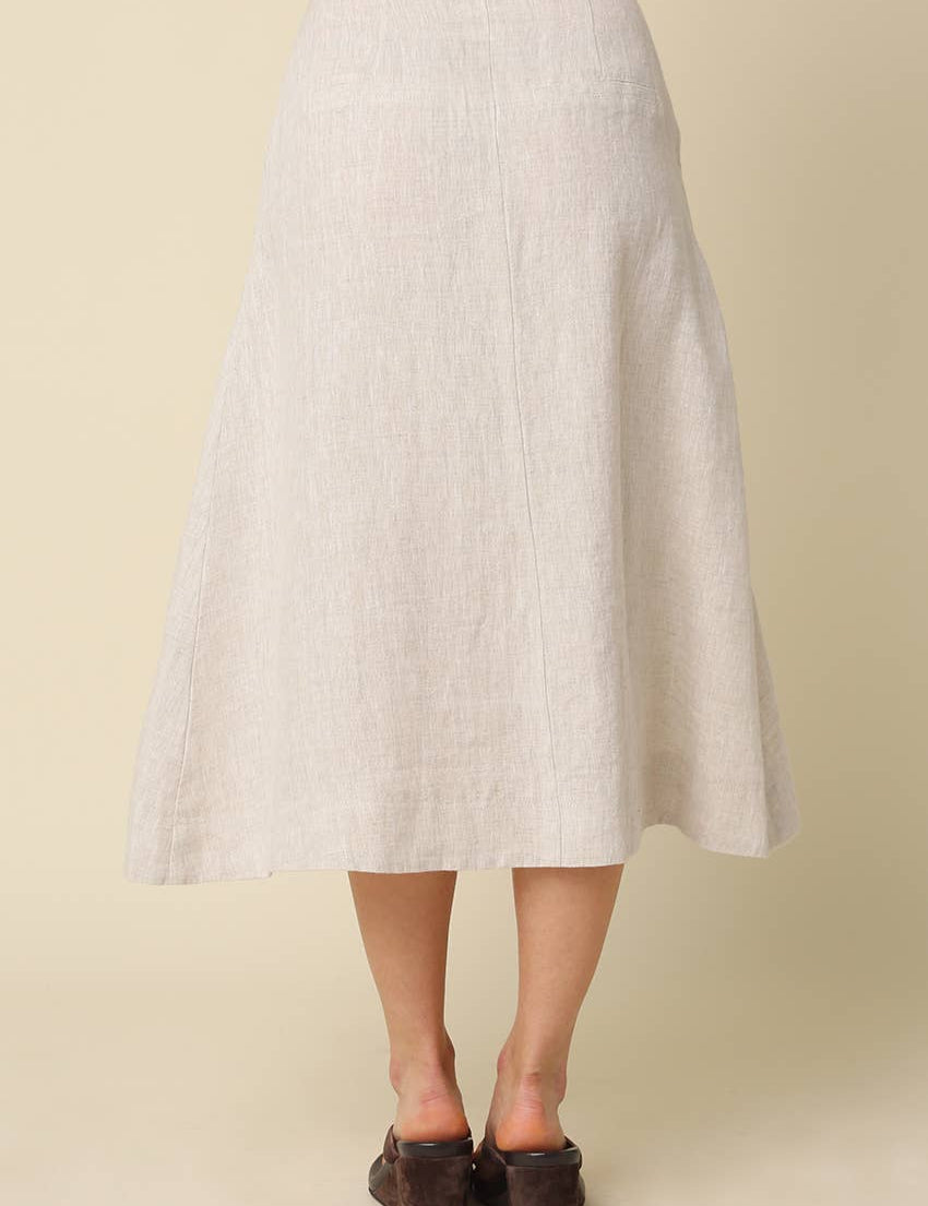 linen midi skirt women
high waisted linen skirt
neutral linen summer skirt
a line midi skirt linen
coastal style midi skirt
women’s linen vacation outfit
minimal summer midi skirt
lightweight breathable linen skirt
elevated summer skirt women
summer spritz collection skirt
women’s neutral midi skirt