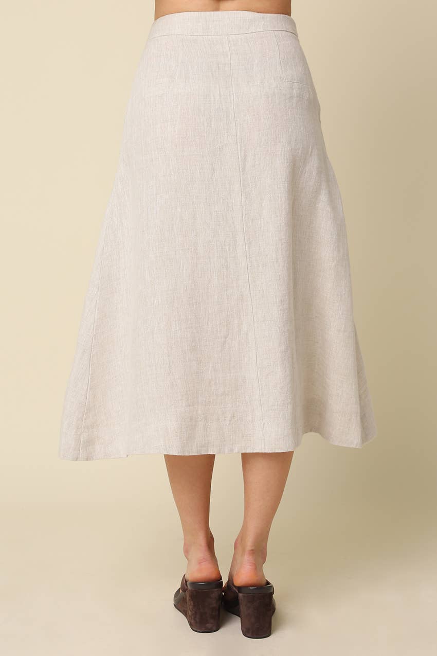 linen midi skirt women
high waisted linen skirt
neutral linen summer skirt
a line midi skirt linen
coastal style midi skirt
women’s linen vacation outfit
minimal summer midi skirt
lightweight breathable linen skirt
elevated summer skirt women
summer spritz collection skirt
women’s neutral midi skirt