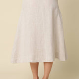 linen midi skirt women
high waisted linen skirt
neutral linen summer skirt
a line midi skirt linen
coastal style midi skirt
women’s linen vacation outfit
minimal summer midi skirt
lightweight breathable linen skirt
elevated summer skirt women
summer spritz collection skirt
women’s neutral midi skirt