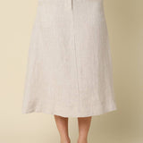 linen midi skirt women
high waisted linen skirt
neutral linen summer skirt
a line midi skirt linen
coastal style midi skirt
women’s linen vacation outfit
minimal summer midi skirt
lightweight breathable linen skirt
elevated summer skirt women
summer spritz collection skirt
women’s neutral midi skirt
