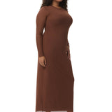 brown bodycon, long sleeve brown body con dress, longsleeve brown dress, tight brown dress, wedding guest dress, mesh stretchy dress, plus size wedding guest dress, plus size bodycon dress, stretchy comfortable date night dress