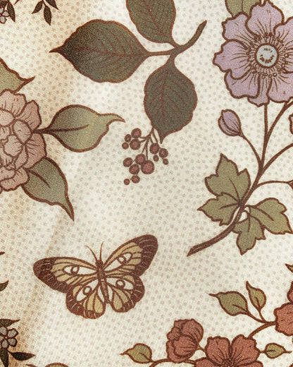 Flora West Printed Silk Bandana