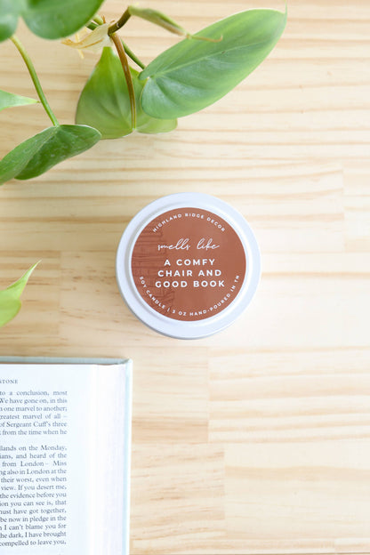 A Comfy Chair and Good Book Candle