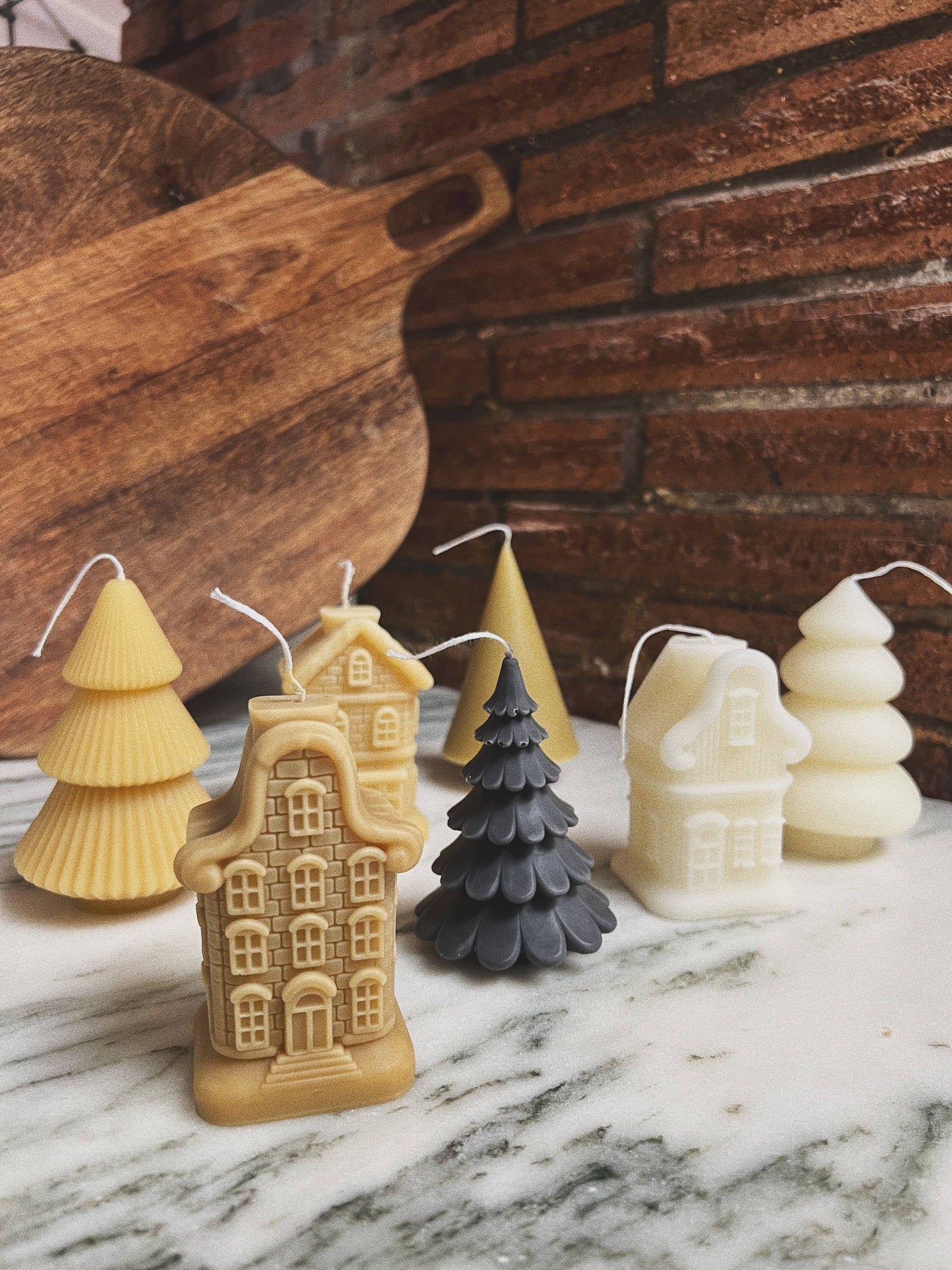 Natural Beeswax Tree Candle