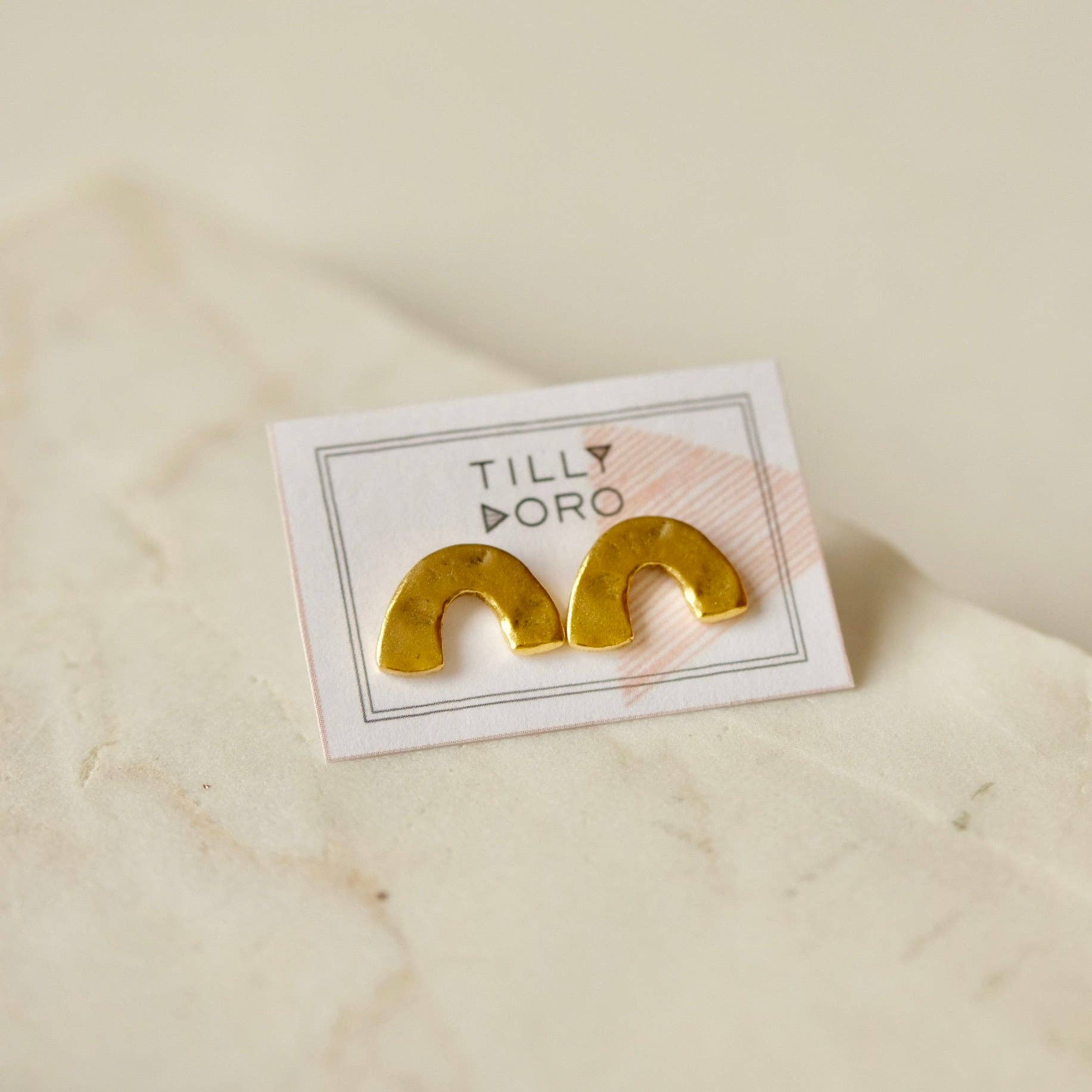 Arc Stud Earrings