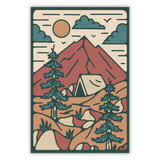 Camping Sticker