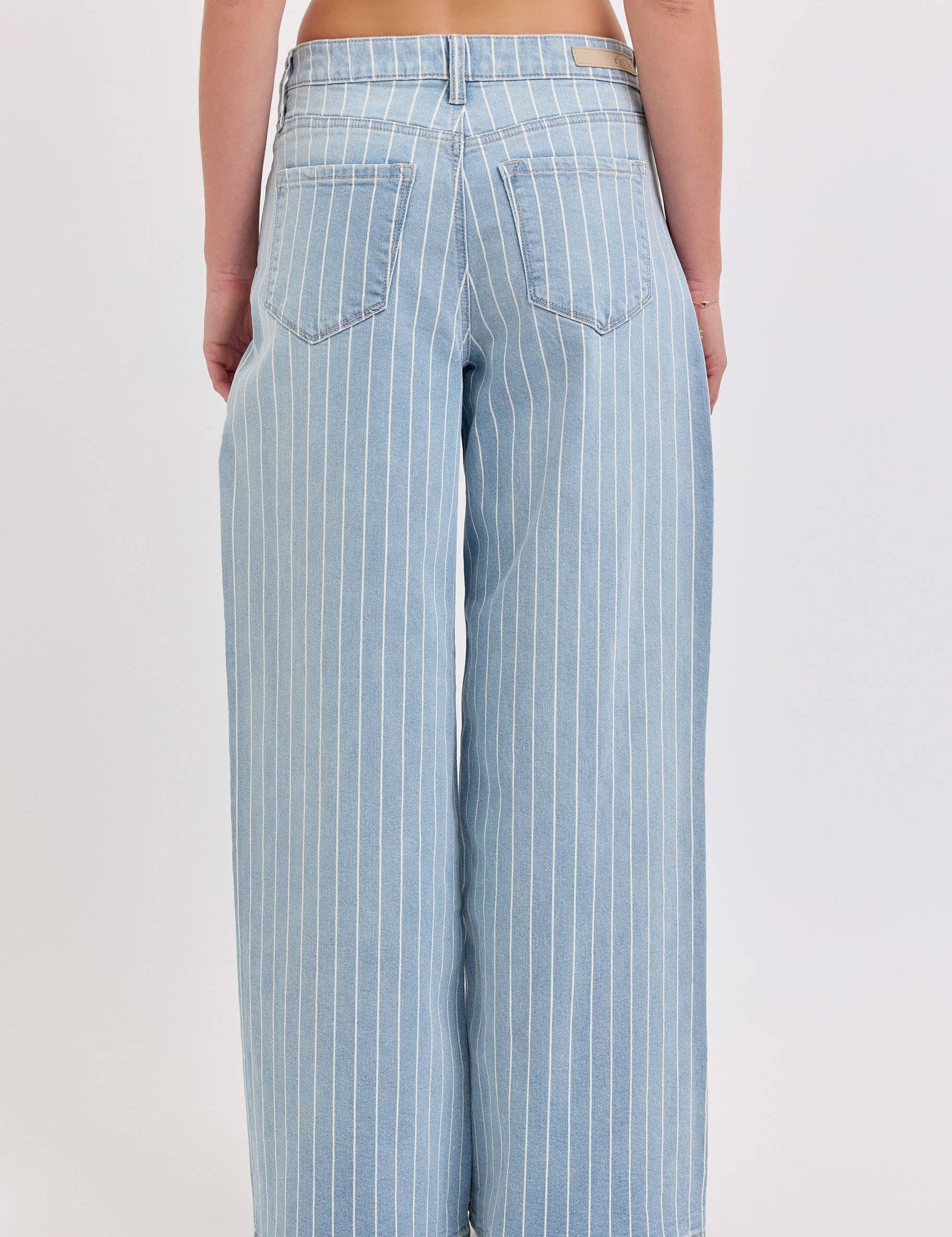 Railway Relaxed Striped Jeans