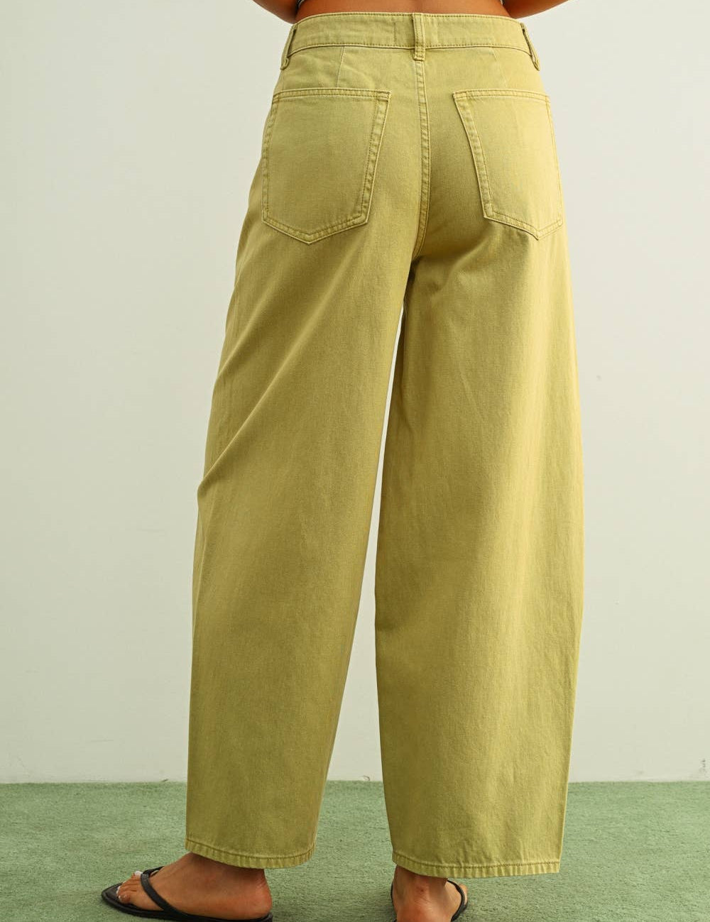 Roseneath Cotton Wide-Leg Trousers