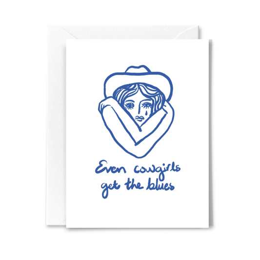Cowgirls Cry Card