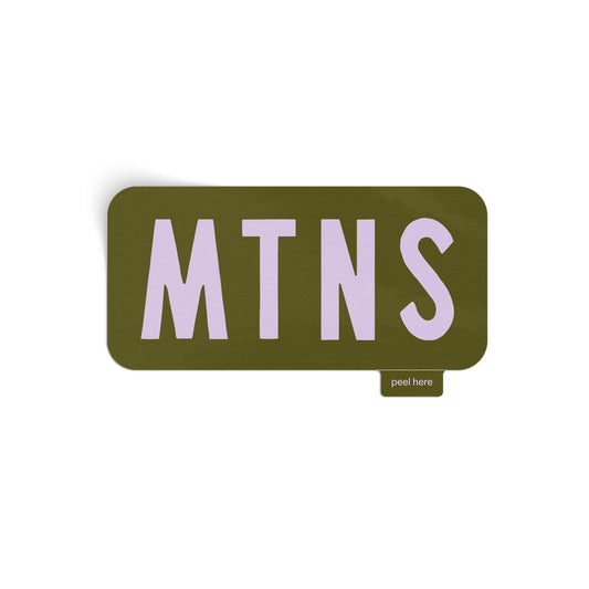 MTNS Vinyl Sticker
