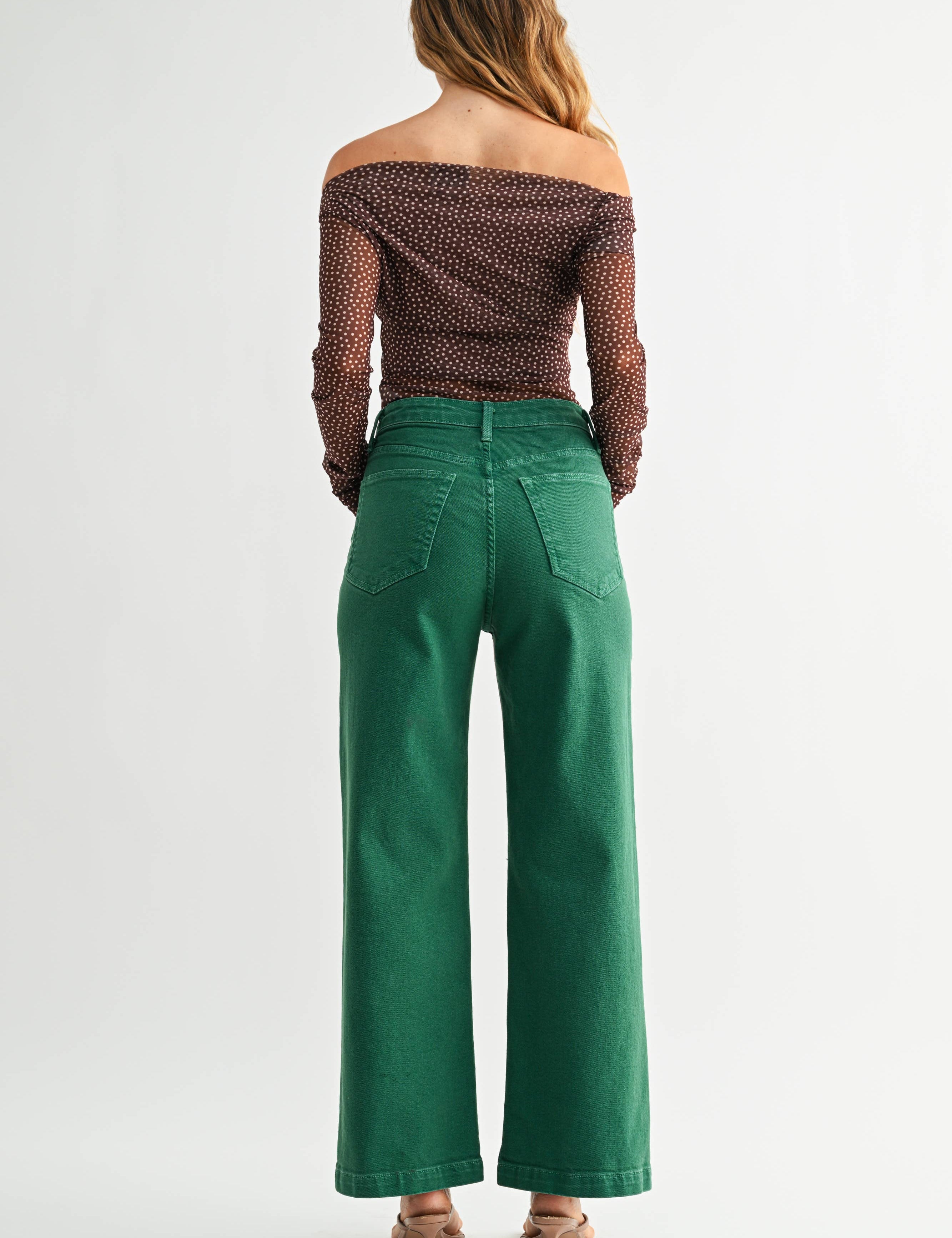 Porter Patch Pocket Wide Leg Jean