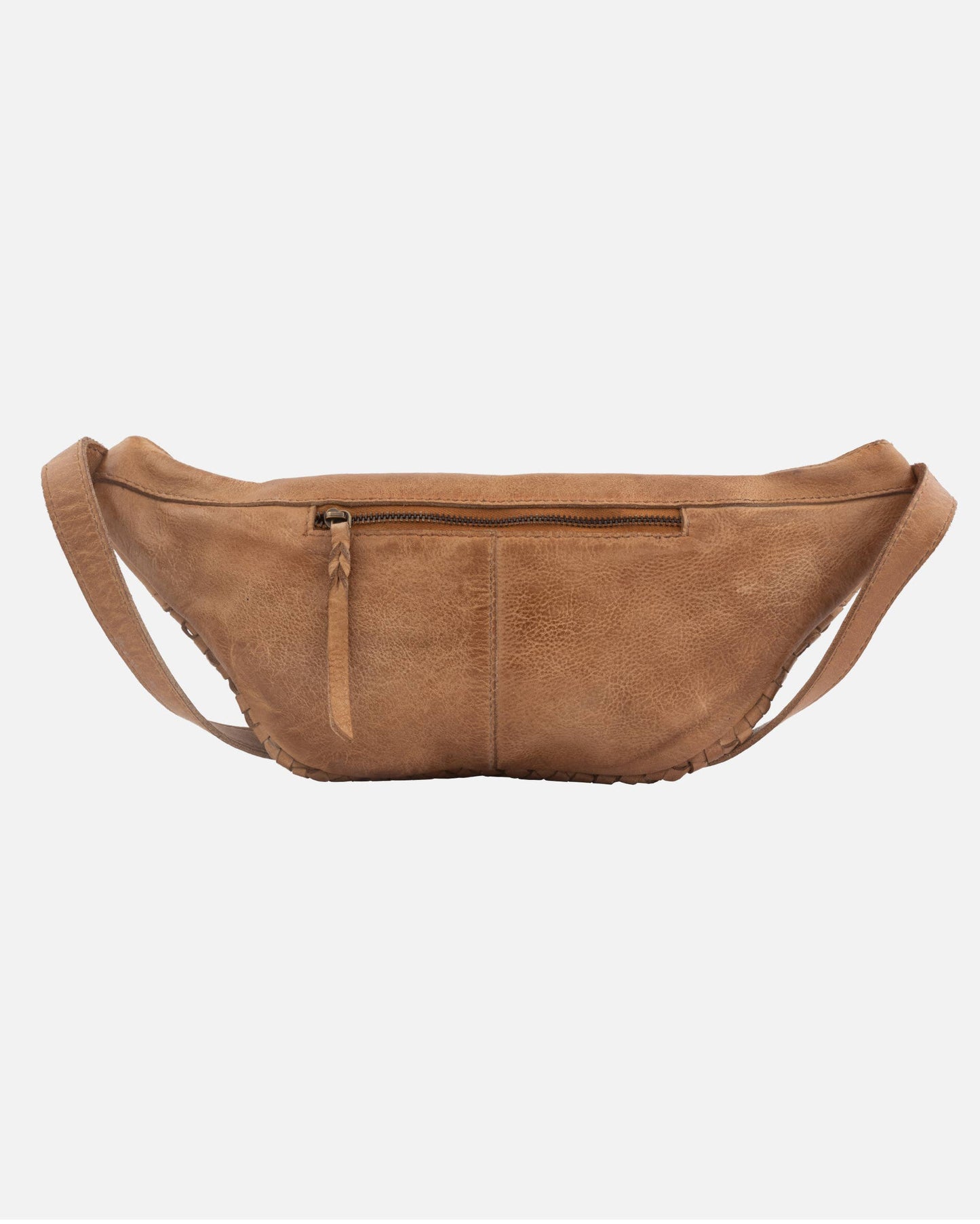 Hanna Woven Leather Belt Bag