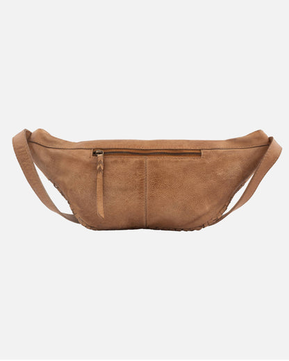 Hanna Woven Leather Belt Bag