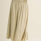 sage green maxi skirt, smocked waist maxi skirt, crinkle woven skirt, flowy boho maxi skirt, elastic waist maxi skirt, sage green skirt, lightweight maxi skirt, matching set skirt, women's resort skirt, romantic boho skirt