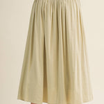 sage green maxi skirt, smocked waist maxi skirt, crinkle woven skirt, flowy boho maxi skirt, elastic waist maxi skirt, sage green skirt, lightweight maxi skirt, matching set skirt, women's resort skirt, romantic boho skirt