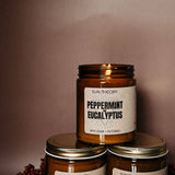 Peppermint & Eucalyptus | 8oz Soy Candle