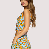 orange print crop tank women
citrus print summer top
sweetheart neckline boutique tank
matching summer set women
vacation outfit top women
resort wear boutique clothing
playful summer crop top
blue orange print tank top
european summer outfit women
west of may spritz collection