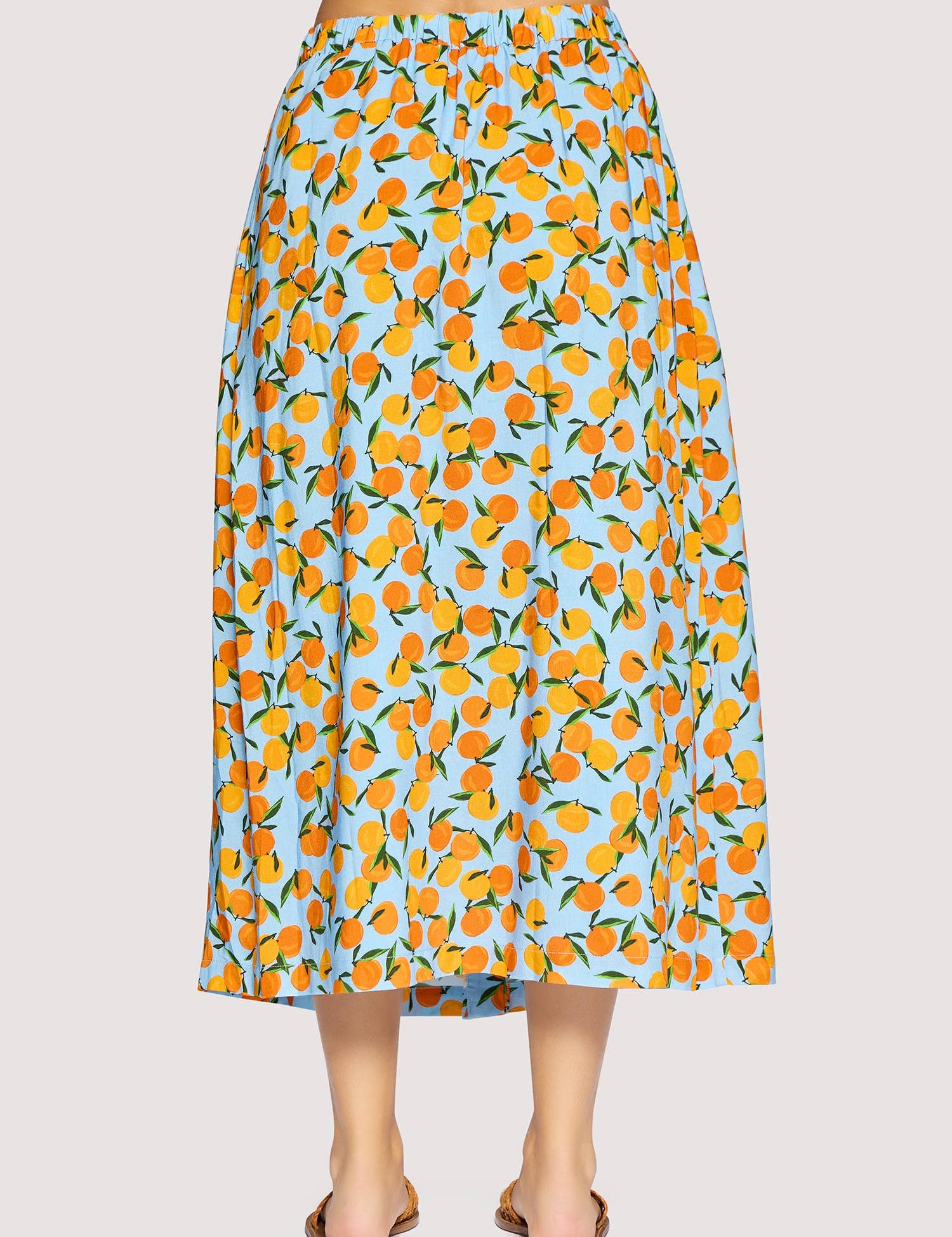 orange print midi skirt women
citrus print summer skirt
button front midi skirt boutique
vacation outfit skirt women
resort wear midi skirt
playful coastal style clothing
rayon linen midi skirt women
matching summer set skirt
european summer boutique fashion
west of may spritz collection
