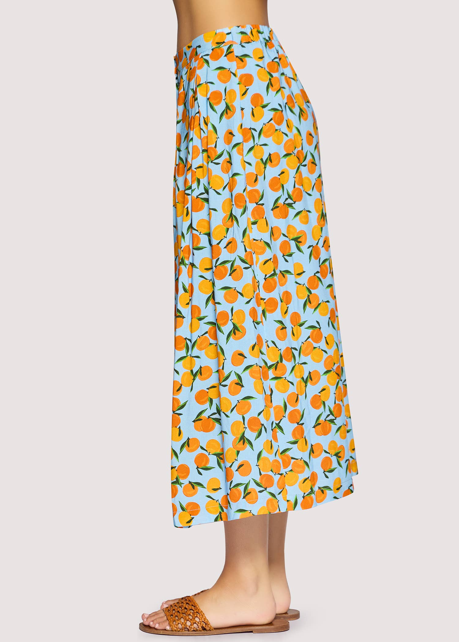 orange print midi skirt women
citrus print summer skirt
button front midi skirt boutique
vacation outfit skirt women
resort wear midi skirt
playful coastal style clothing
rayon linen midi skirt women
matching summer set skirt
european summer boutique fashion
west of may spritz collection