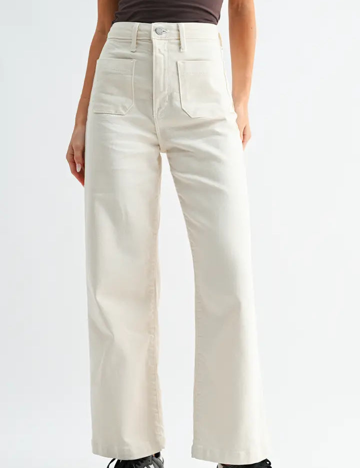 Porter Patch Pocket Wide Leg Jean
