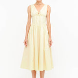 Ischia Butter Yellow Midi Dress