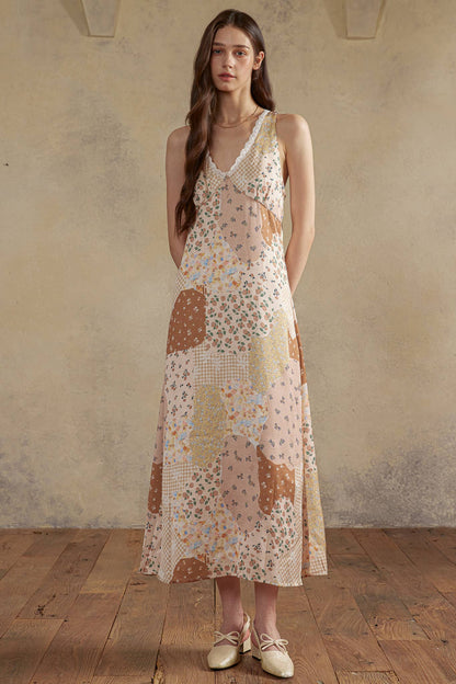 Patchwork Bloom Dress