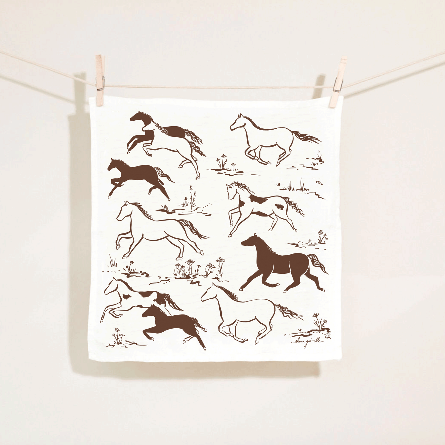 Horse Linen Napkins