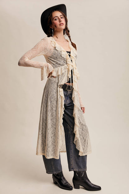 Honeysuckle Lace Duster