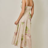Peach Tree Midi Dress
