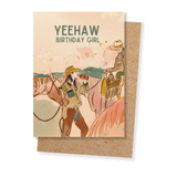 YeeHaw Birthday Girl Birthday Card