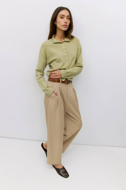 Kerry High-Neck Cardigan