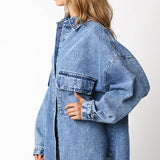 Finn Oversized Denim Button-Up