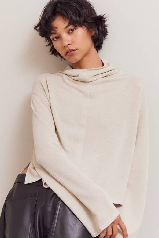 Mist Cowl Neck Top