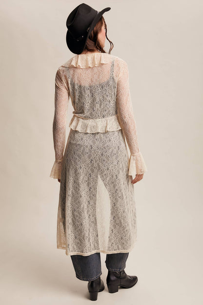 Honeysuckle Lace Duster