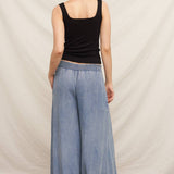 Square Neck Ribbed Built-In Bra Tank