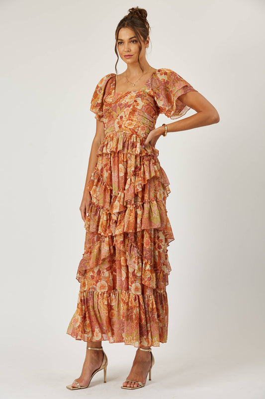 Marigold Ruffle Dress